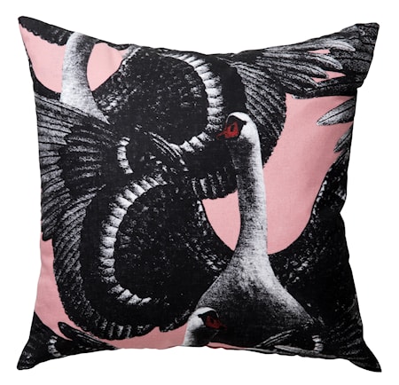Kuddfodral Swan lake 50x50 cm