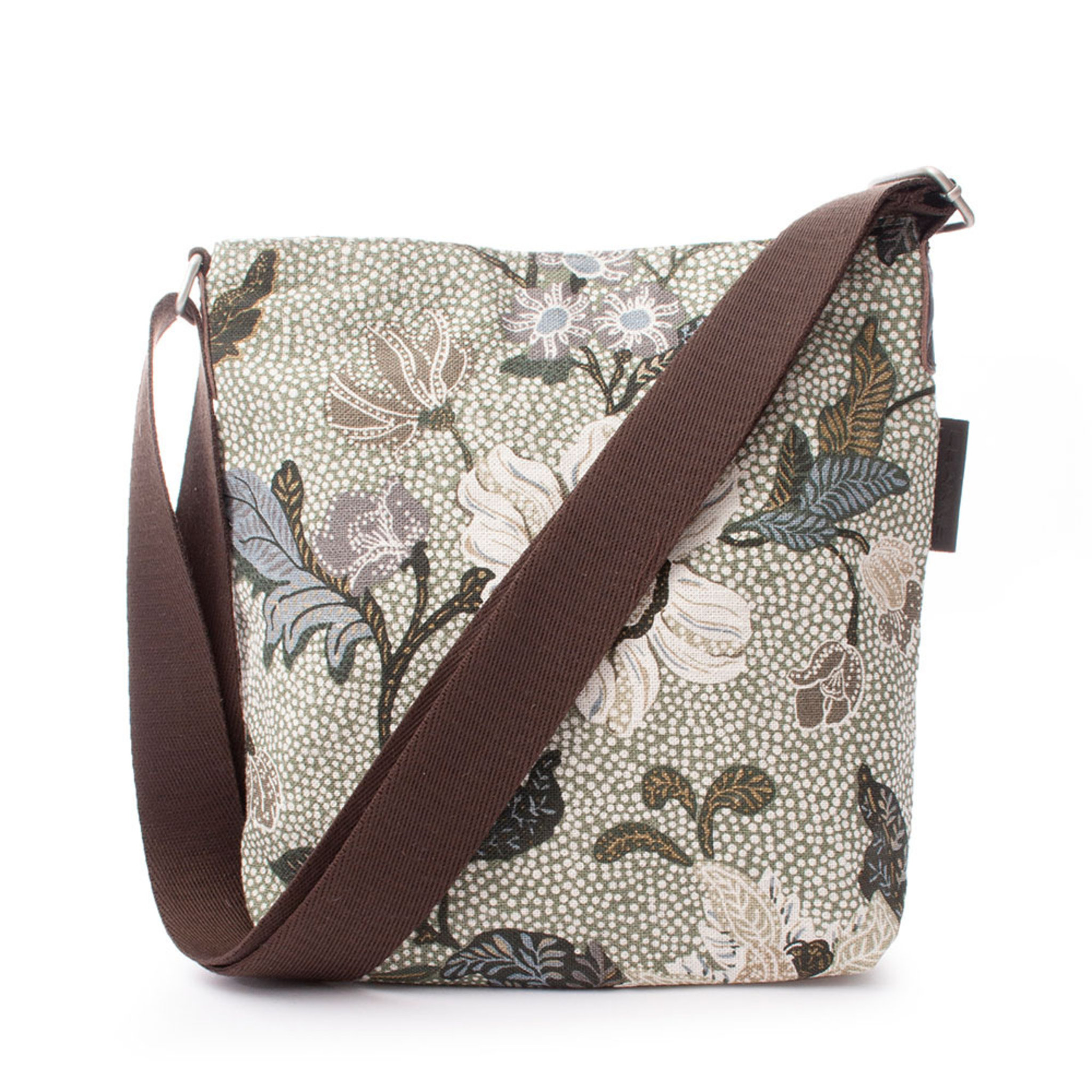 Flower Linen Small Shoulder Bag