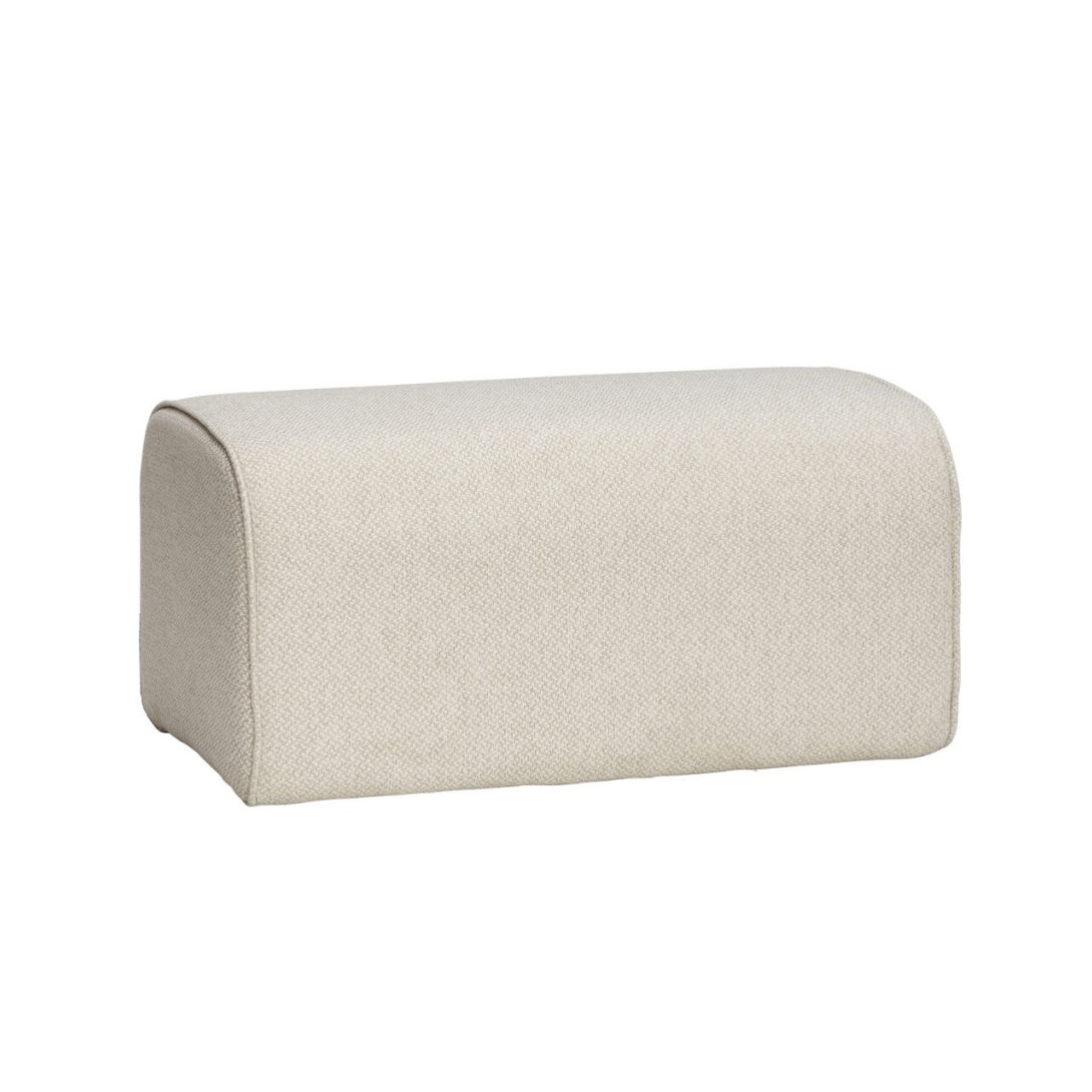 Sittpuff avlång beige Hubsch