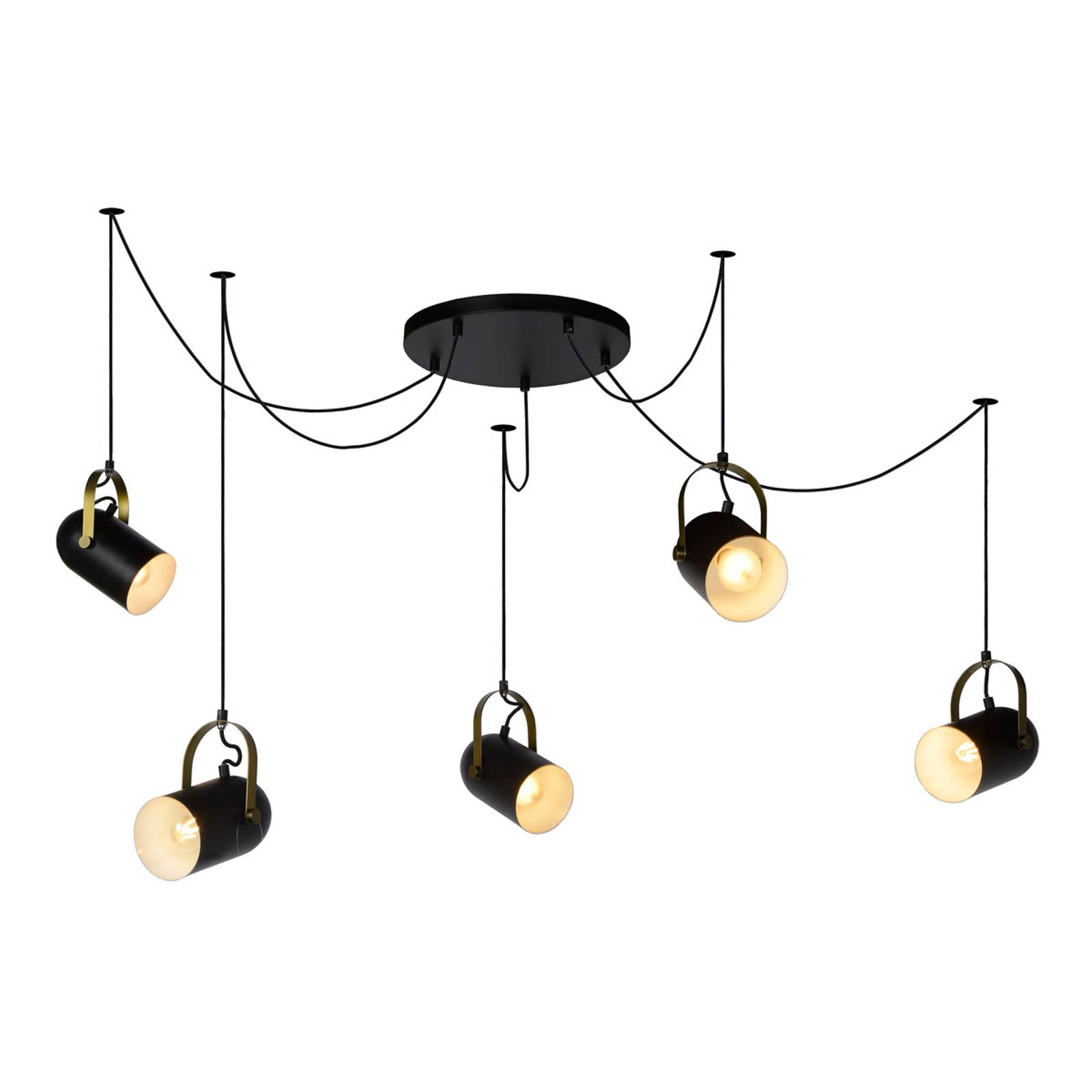 Hänglampa Swapp med 5 spotlights