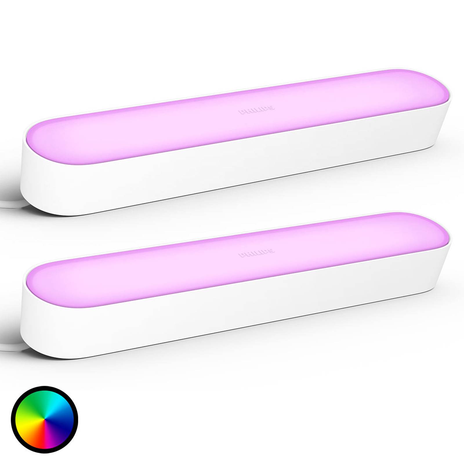 Philips Hue Play Lightbar 2-pack, vit