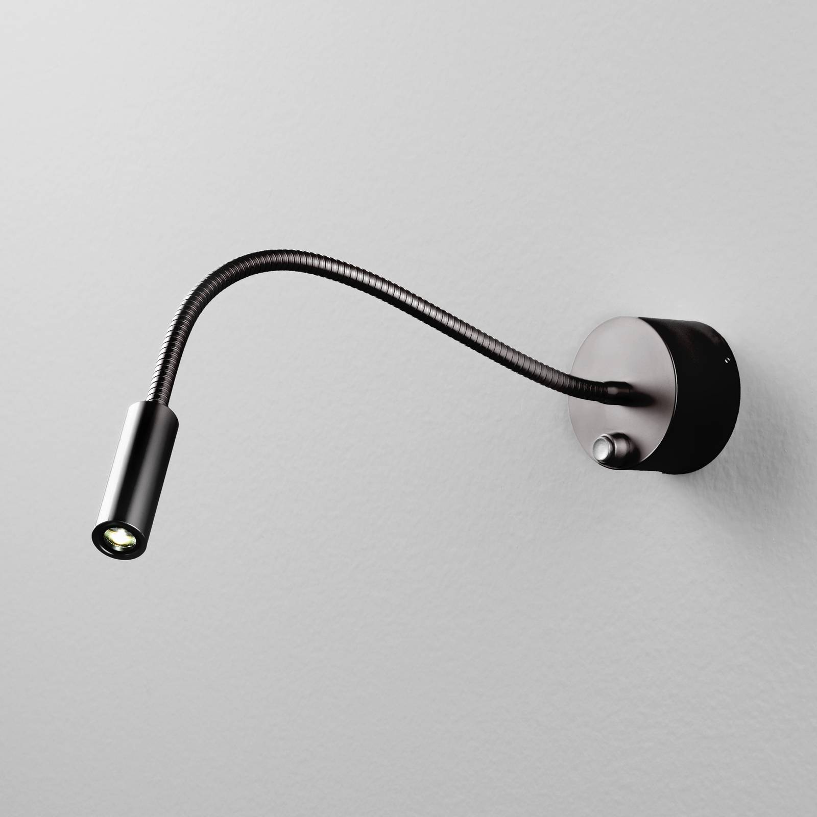 Egger Zooom T Flex LED-vägglampa 2 700 K, svart