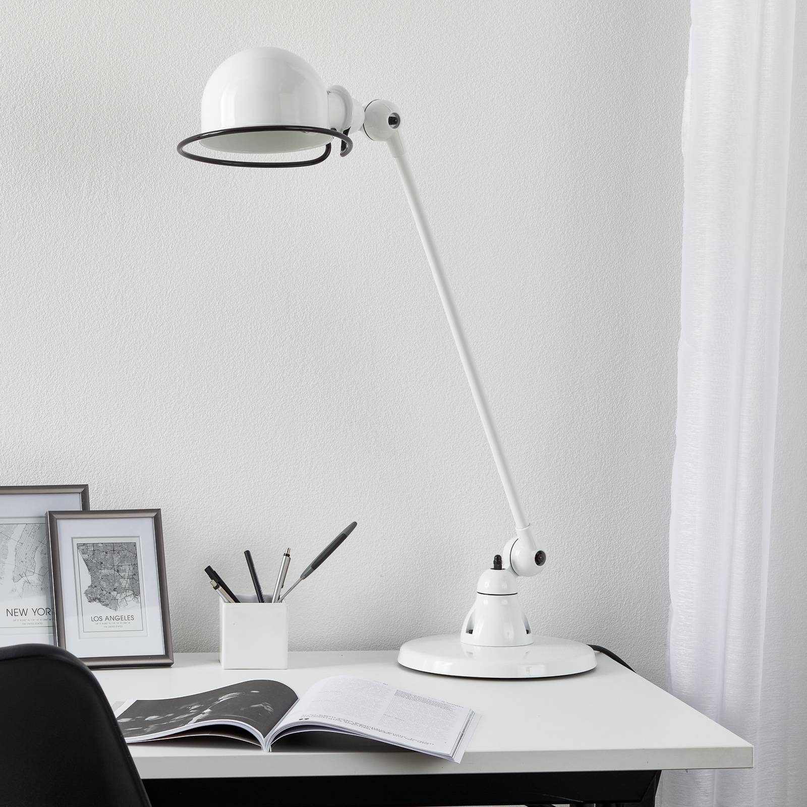 Jieldé Loft D6000 bordslampa, vit
