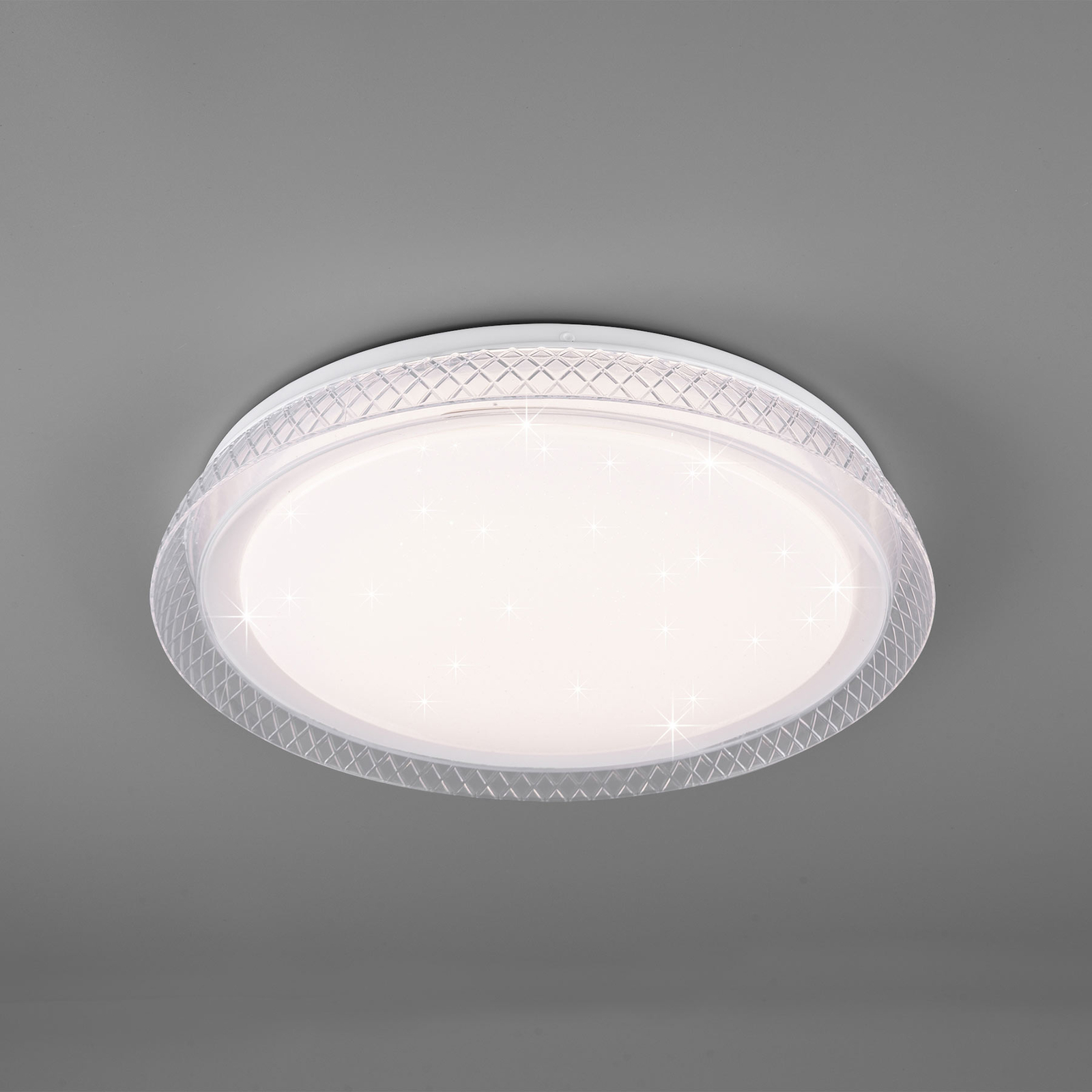 LED-taklampa Heracles, tunable white, Ø 38 cm