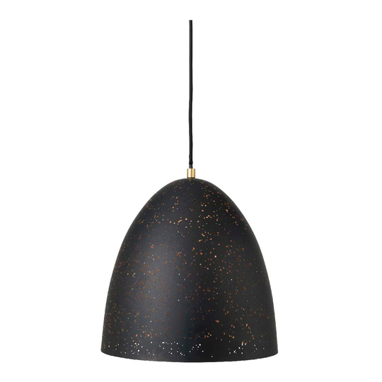 Broste Copenhagen - Lavas Taklampa rund 30x29 cm Svart/Mässing