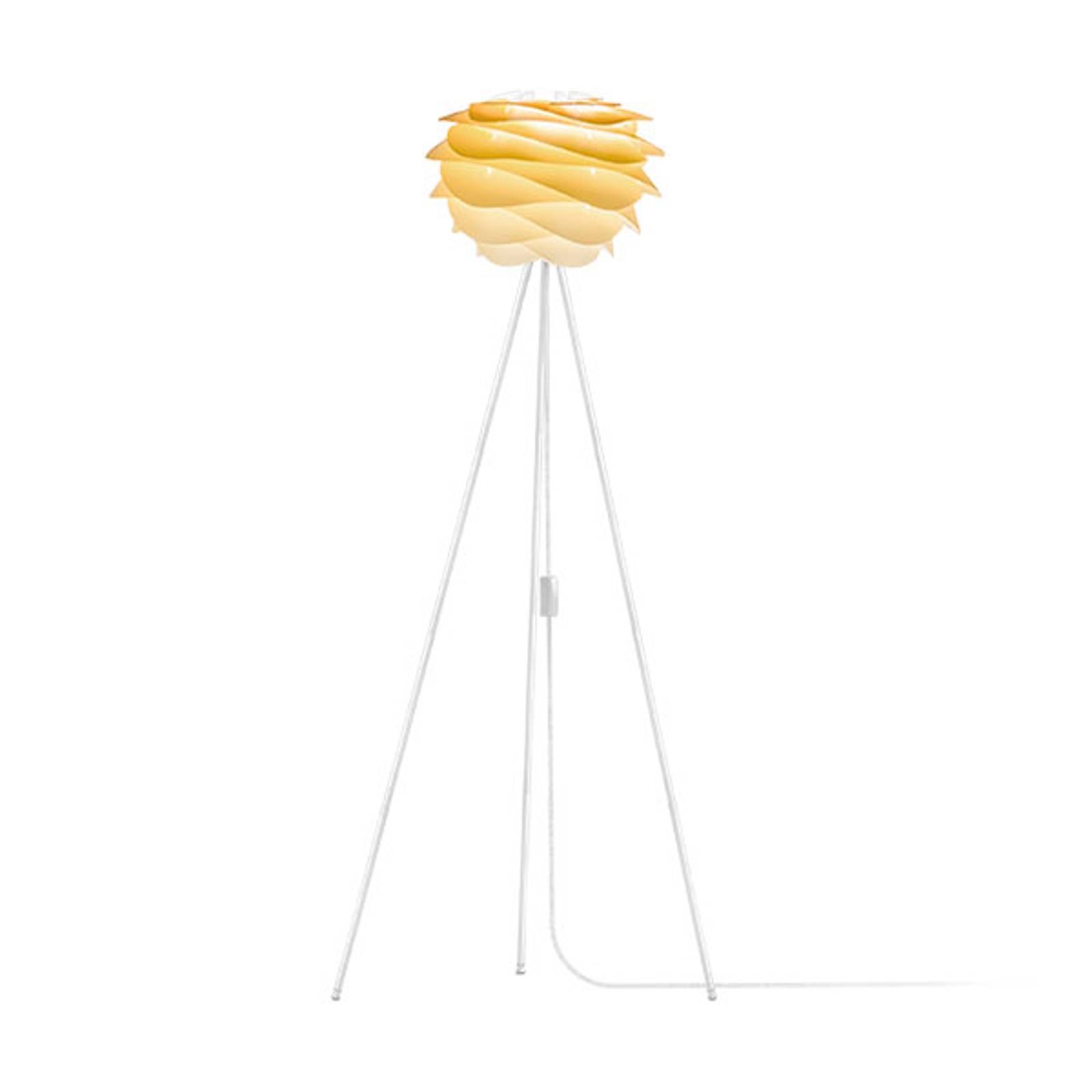 UMAGE Carmina Mini golvlampa gul/tripod vit