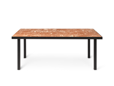 Flod Tiles Matbord Teracotta/Svart