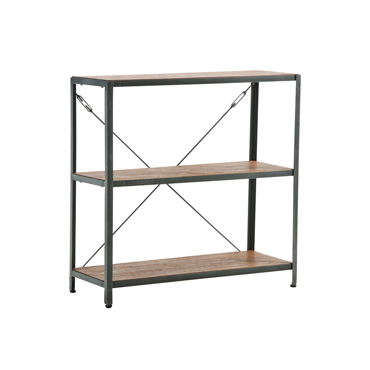 Hylla Shelly järn teak 3 hyllplan, Sika-design