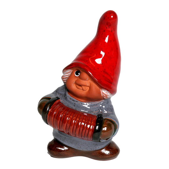 Rolf Berg Keramik - Musiknisse med dragspel 14 cm