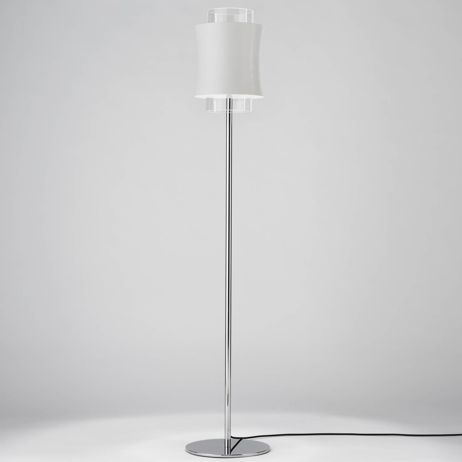 Prandina Fez F1 golvlampa matt vit
