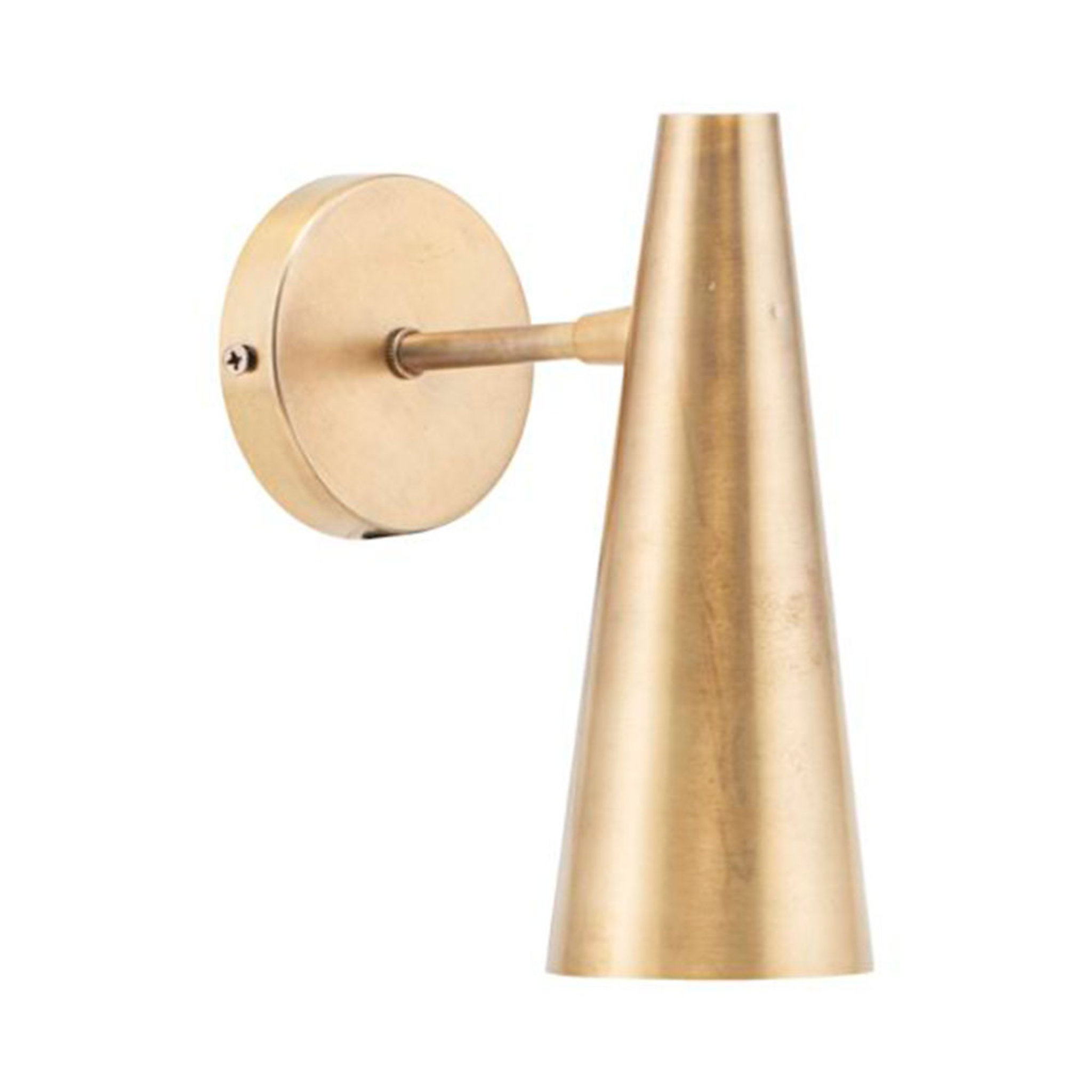Vägglampa, Precise, 21 cm, mässing