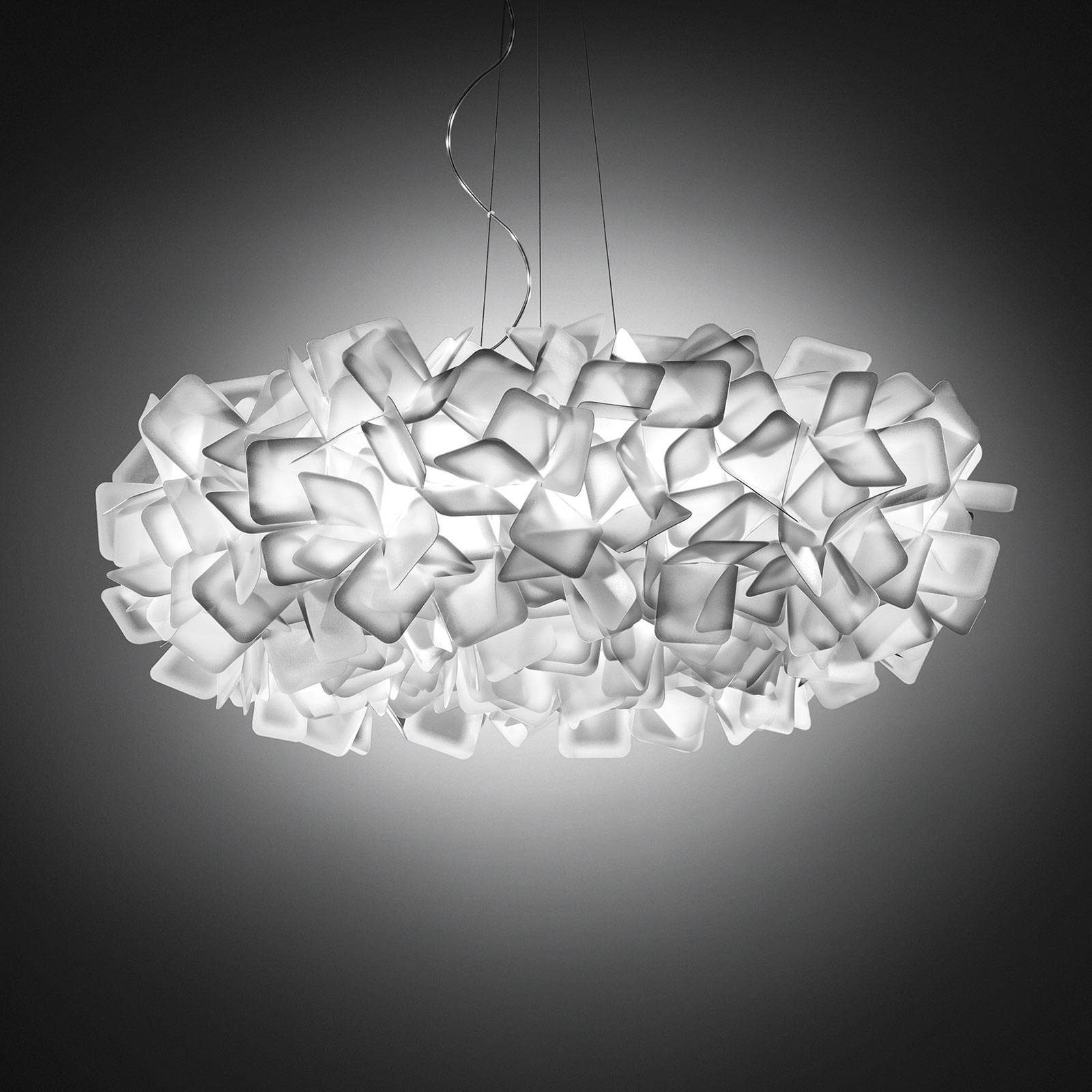 Slamp Clizia hänglampa, Ø 78 cm, vit