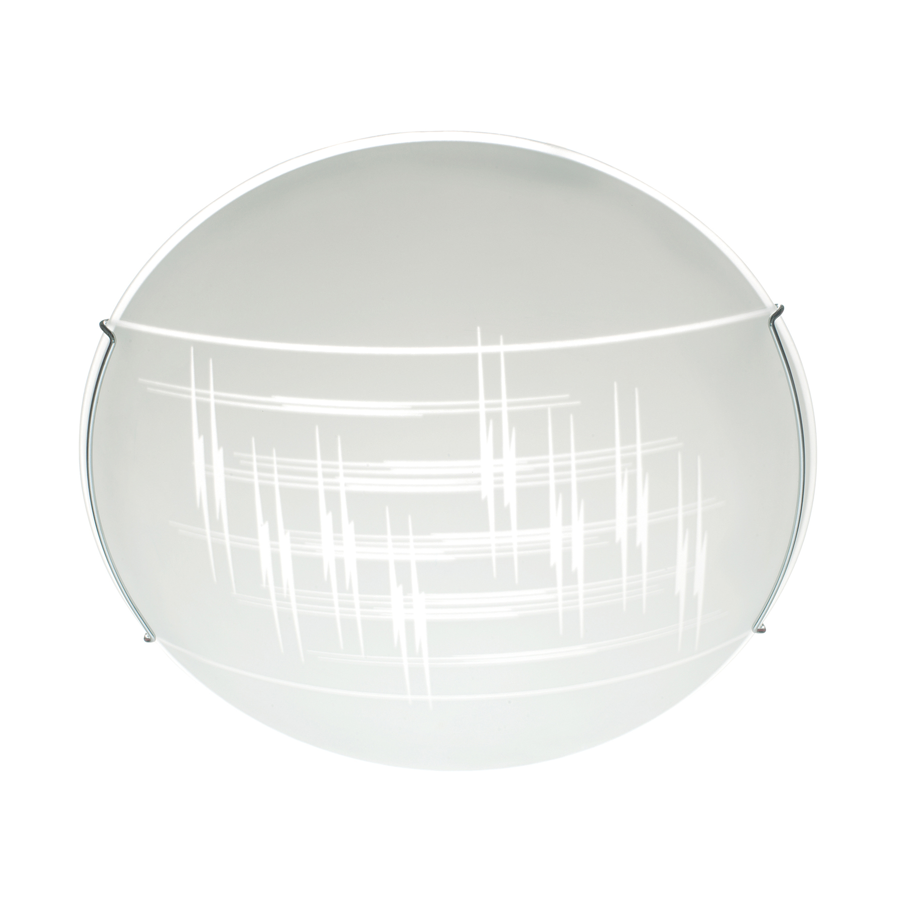 Taklampa Scratch av glas, Ø 40 cm