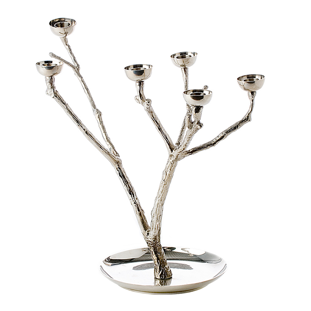 Pols Potten - Pols Potten Twiggy Kandelaber 35 cm Silver