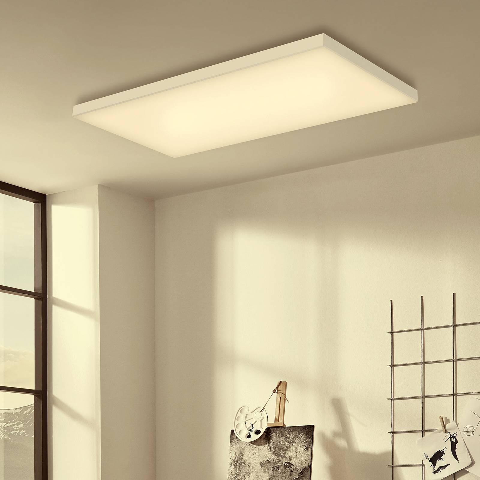 LED-taklampa Frameless RGBW, 60 x 30 cm