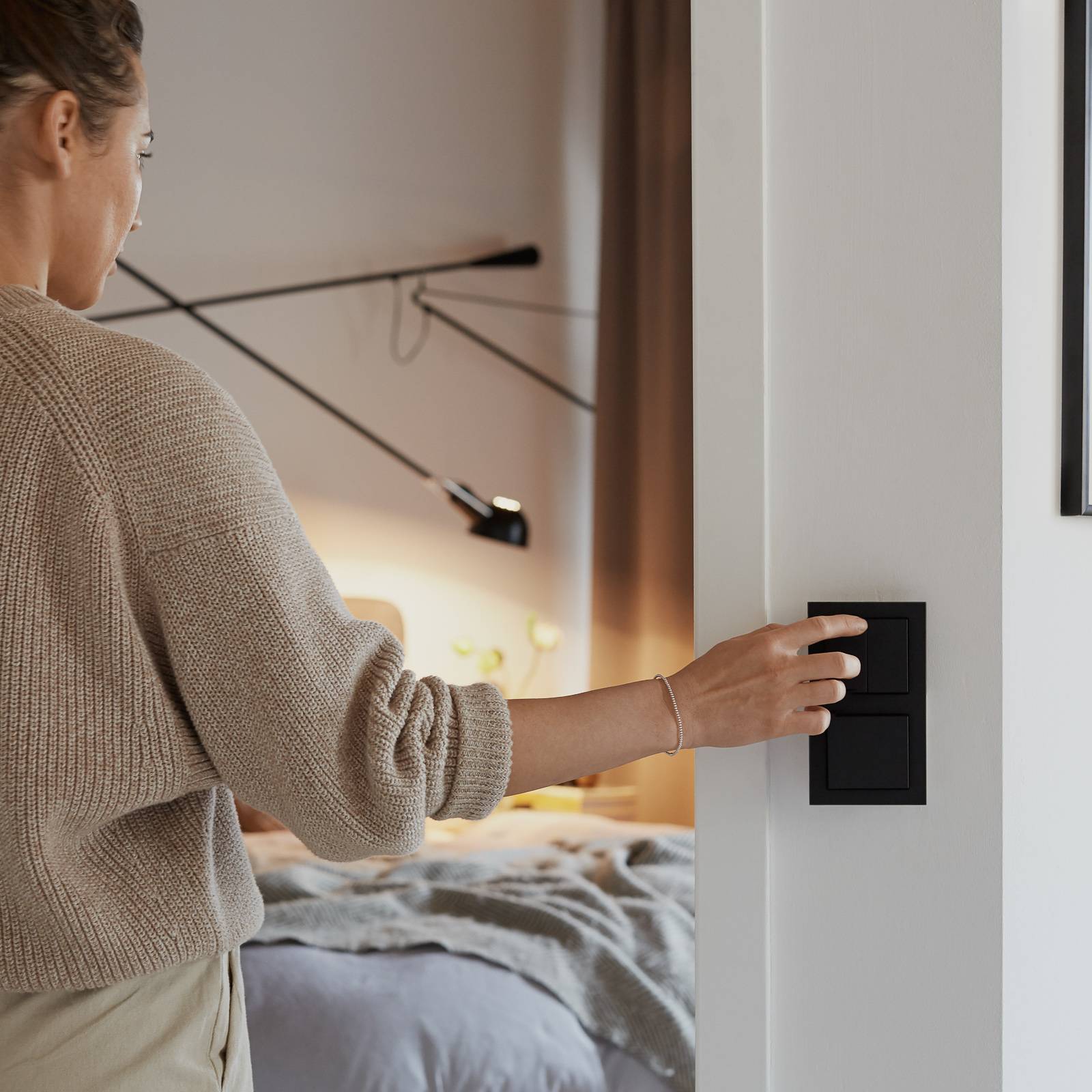 Senic Smart Switch Philips Hue, 3-pack, antracit