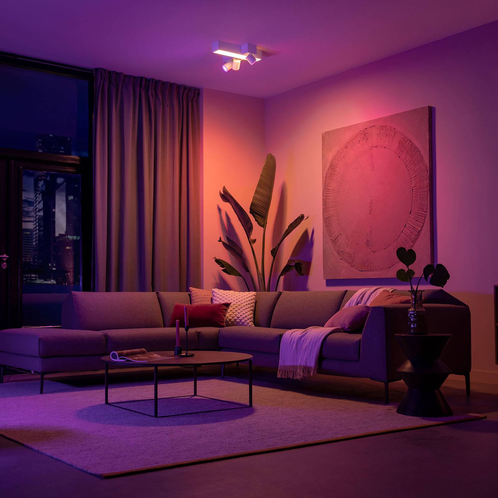 Philips Hue Centris Cross 3 lampor vit