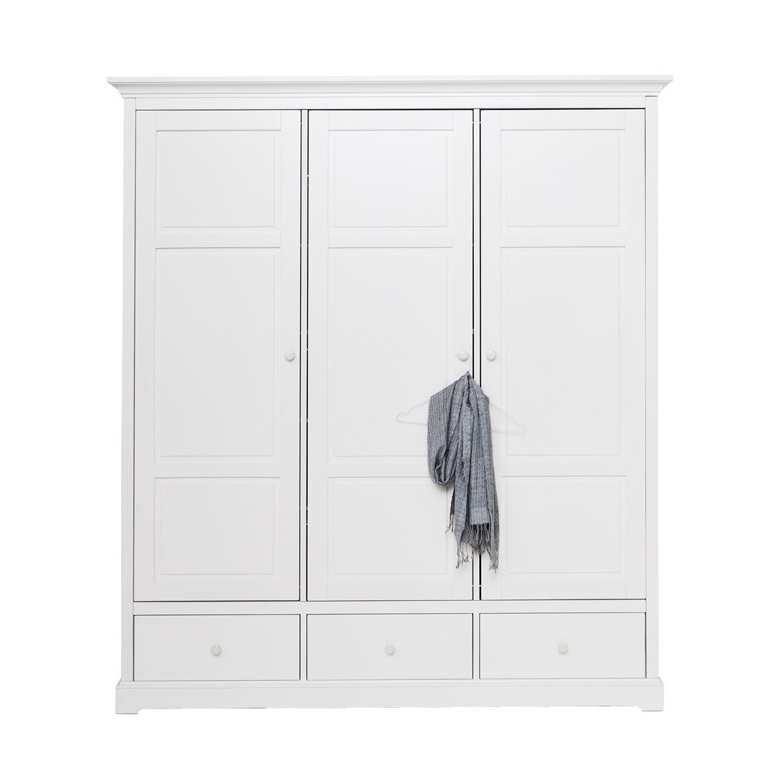 Garderob med tre dörrar H195, Oliver Furniture