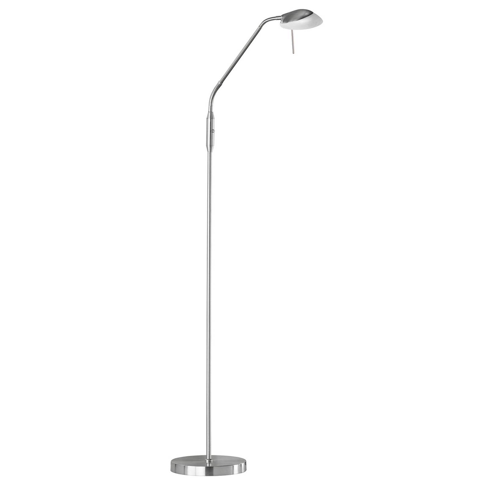 LED-golvlampa Pool TW, 1 lampa, nickel