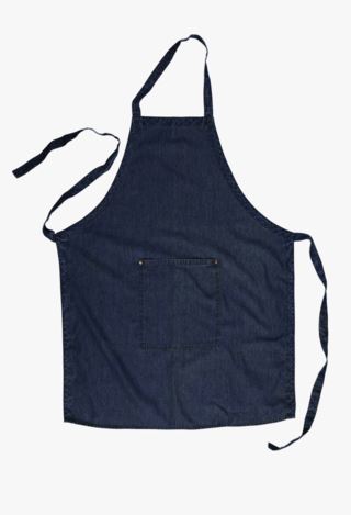 Denim förkläde blå