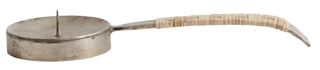 Ljusstake m/hantag Rotting/Silver