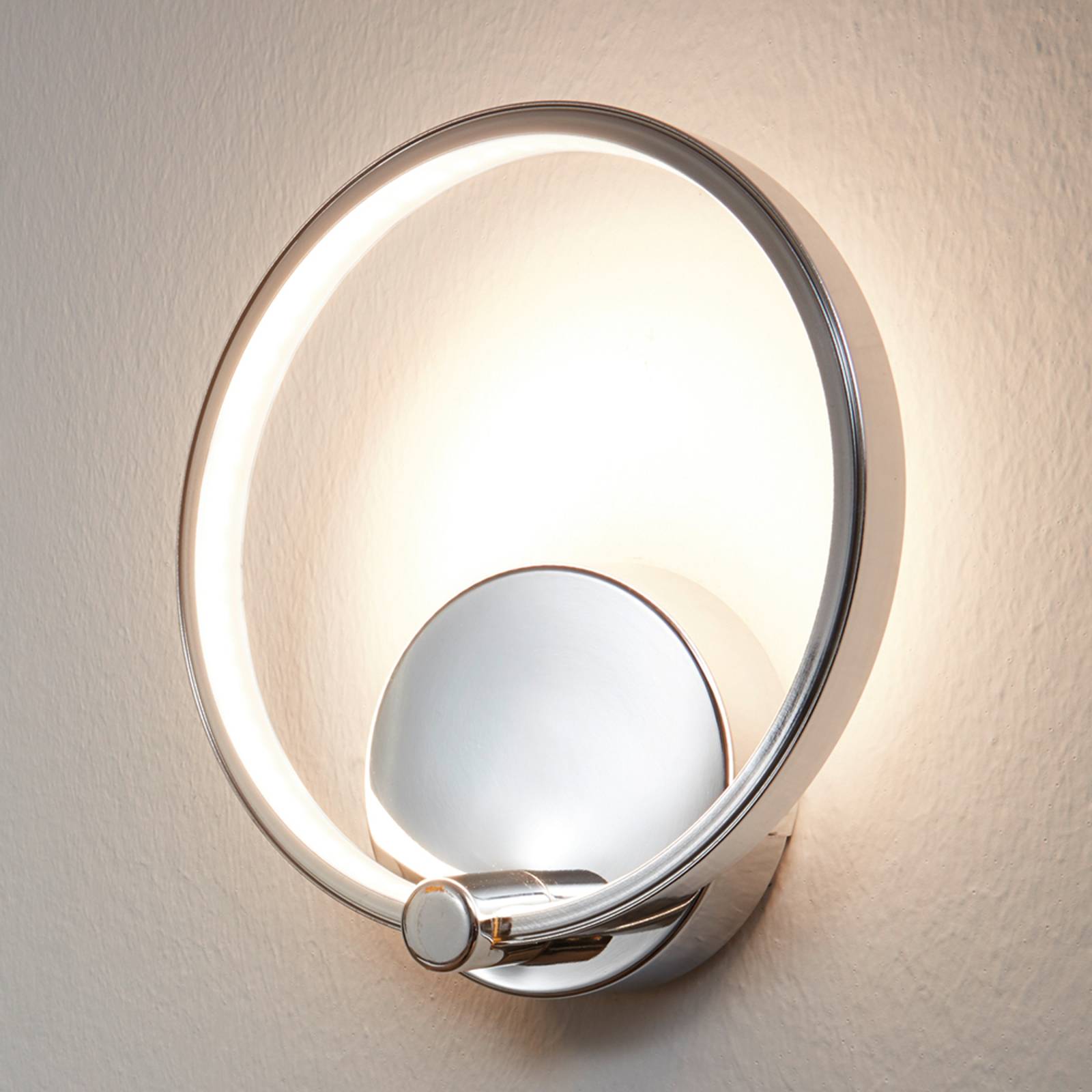 Ringformad LED-vägglampa Lasana