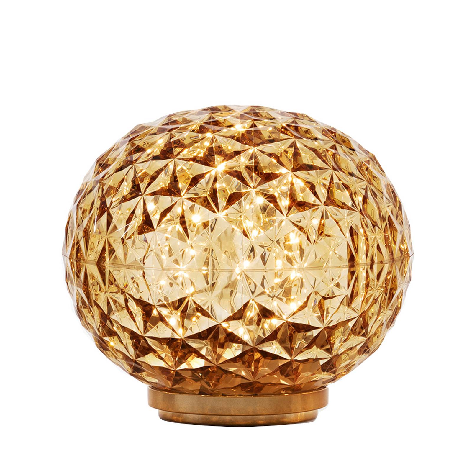 Kartell Mini Planet LED-bordslampa, gul