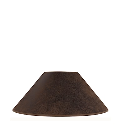 Lampskärm Flat Low Mocka Brun