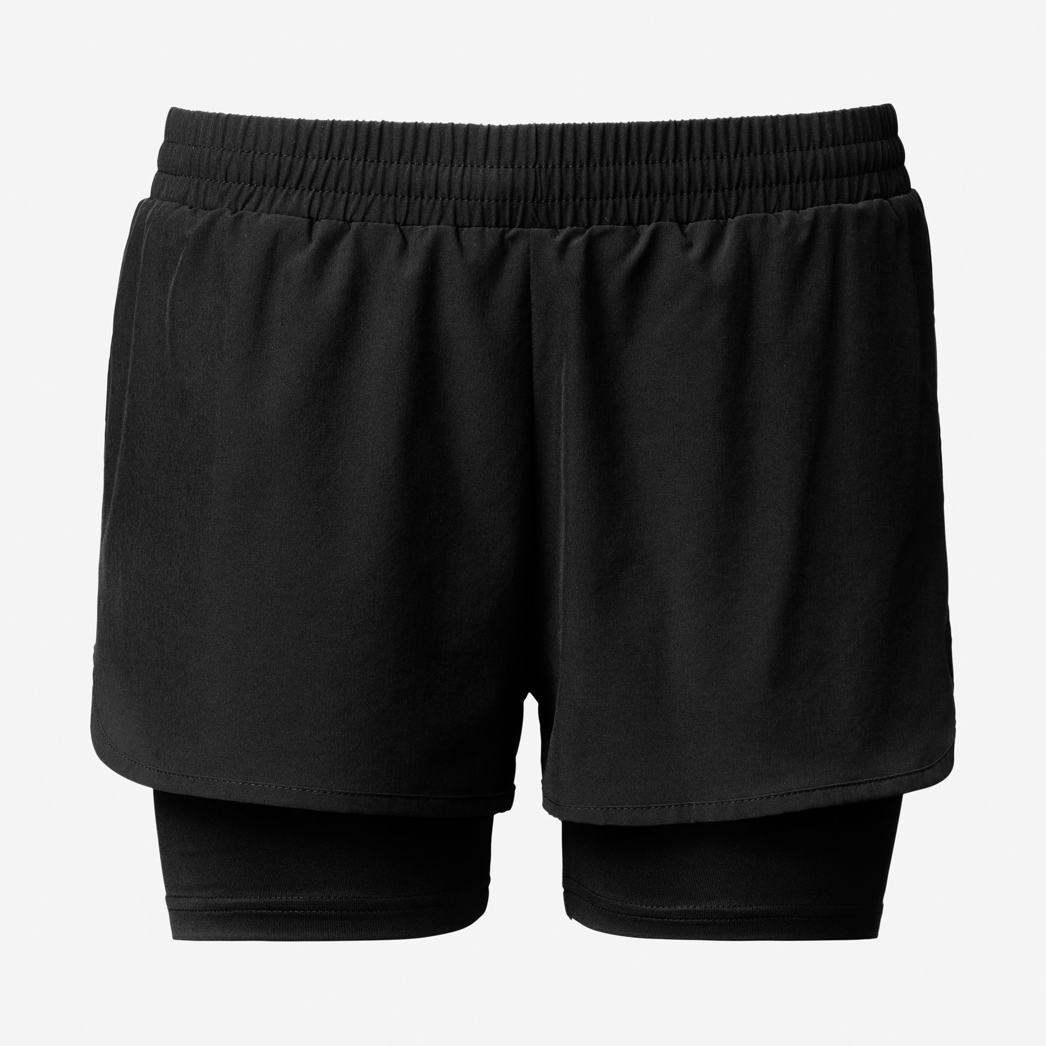 Löparshorts med inbyggda hotpants