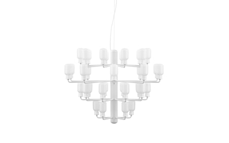 Amp Chandelier Taklampa Large EU Vit/Vit