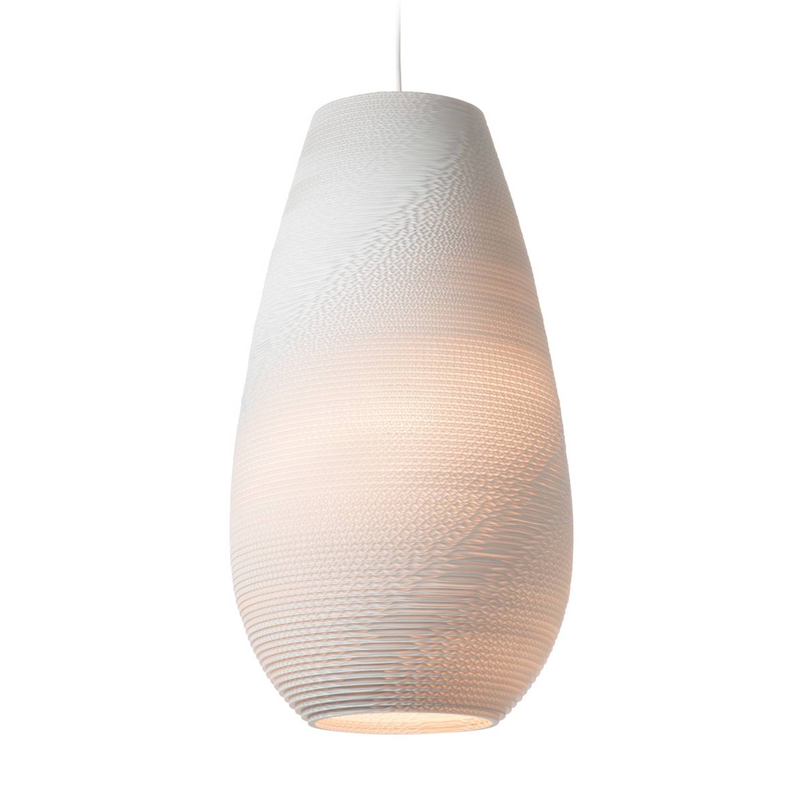 Pendellampa Drop Pendant White 36 cm
