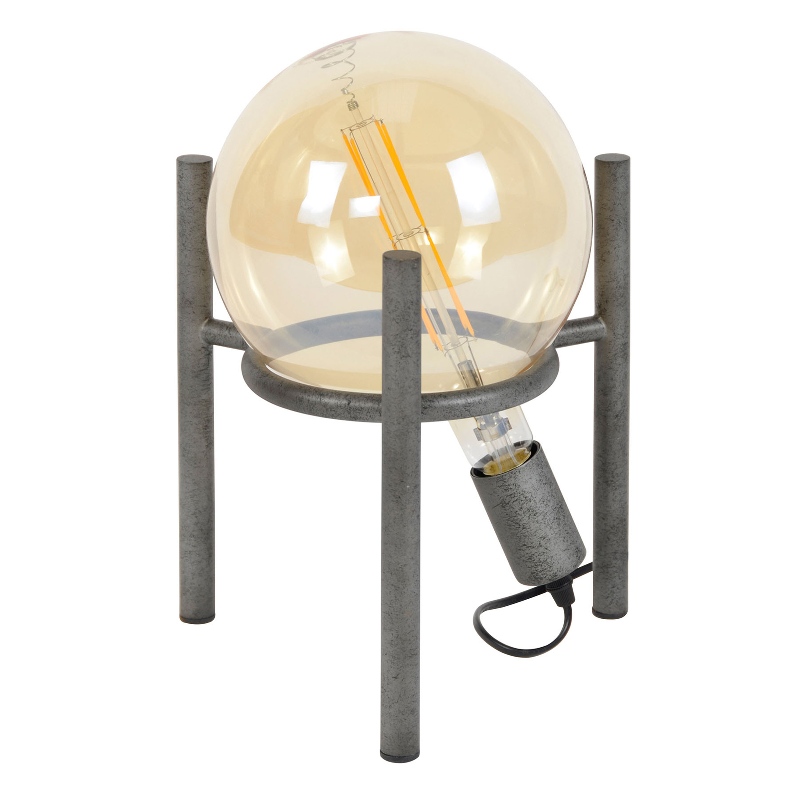 Bordslampa Zahabu, trebent stativ, 1 x G200