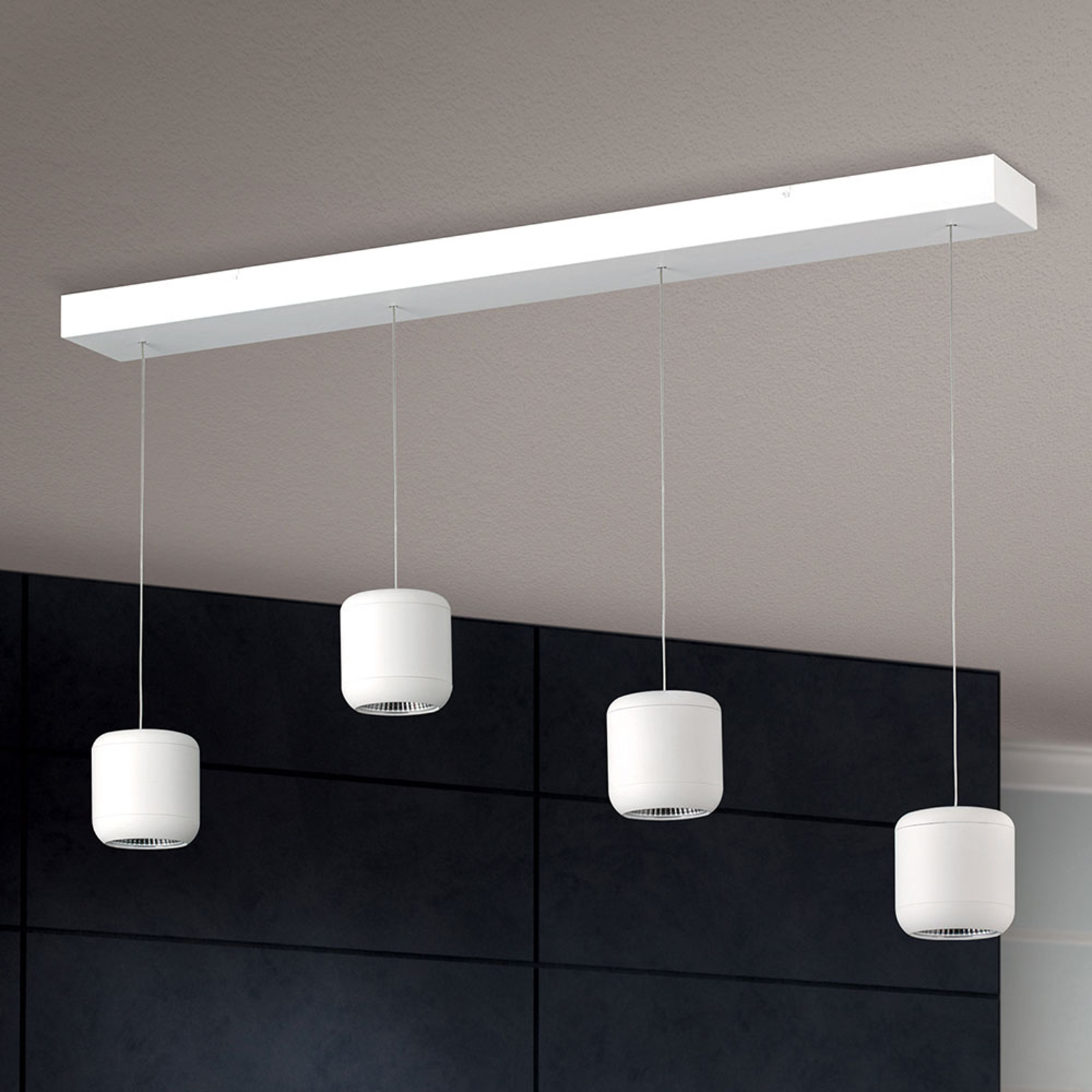LED-hänglampa Shuttle dimbar, höjdjusterbar
