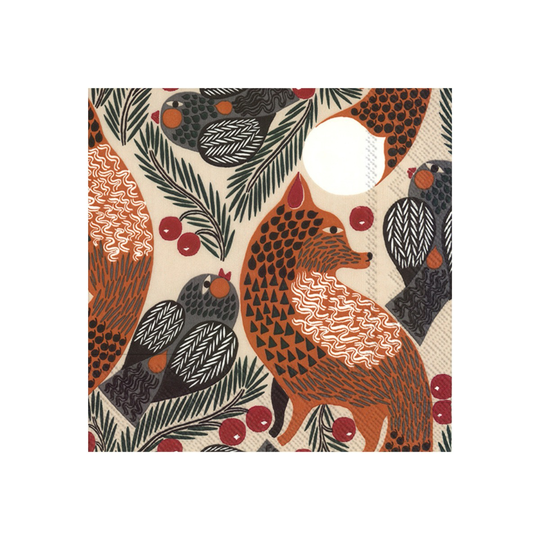 Marimekko Servett 33 cm Ketunmarja Linen lunch