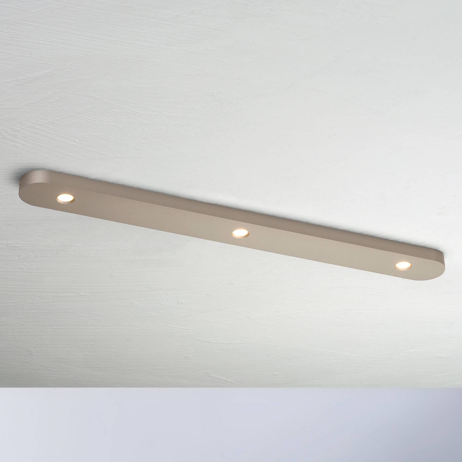 Bopp Close LED-taklampa 3 lampor mullvadsgrå