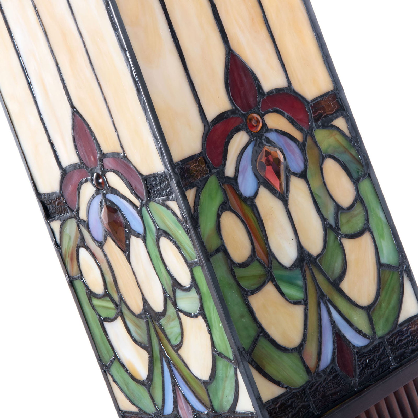 Bordslampa 5907, färgat glas Tiffany-stil