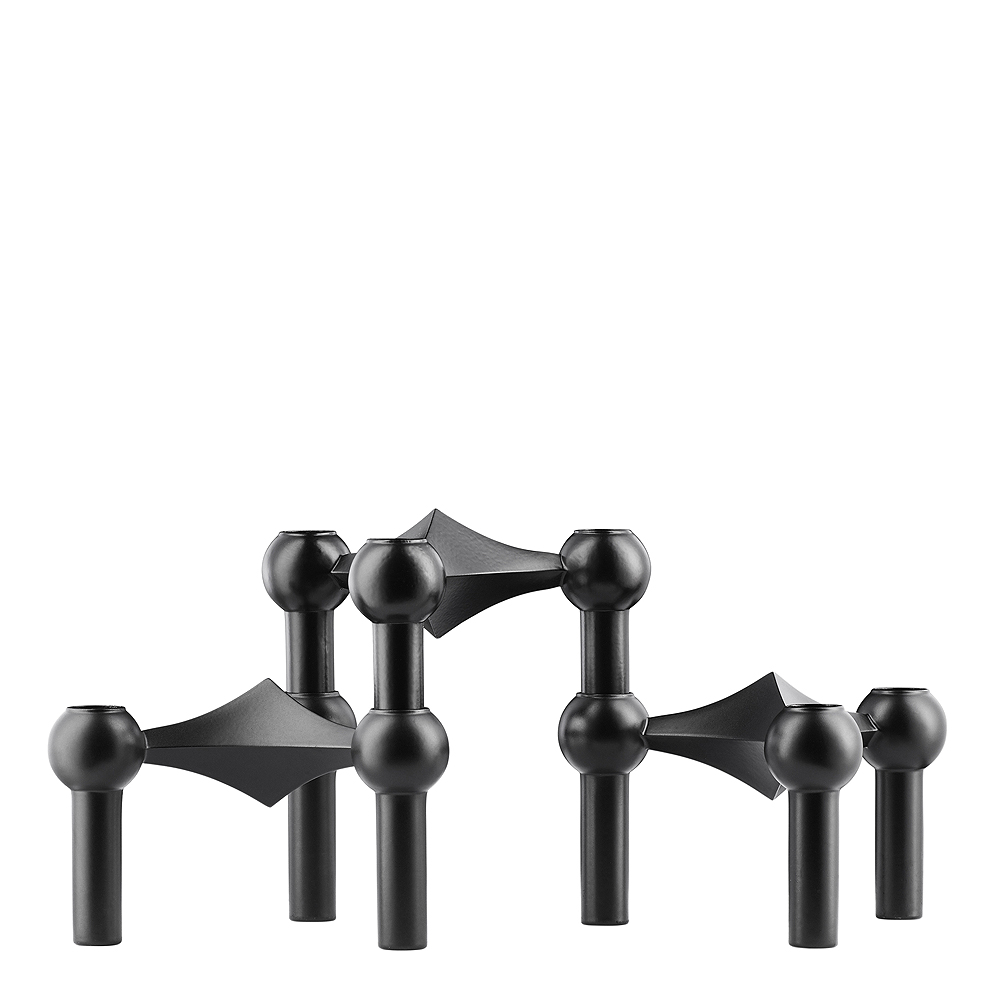 Stoff Nagel - STOFF Nagel Ljusstake 3-pack Svart