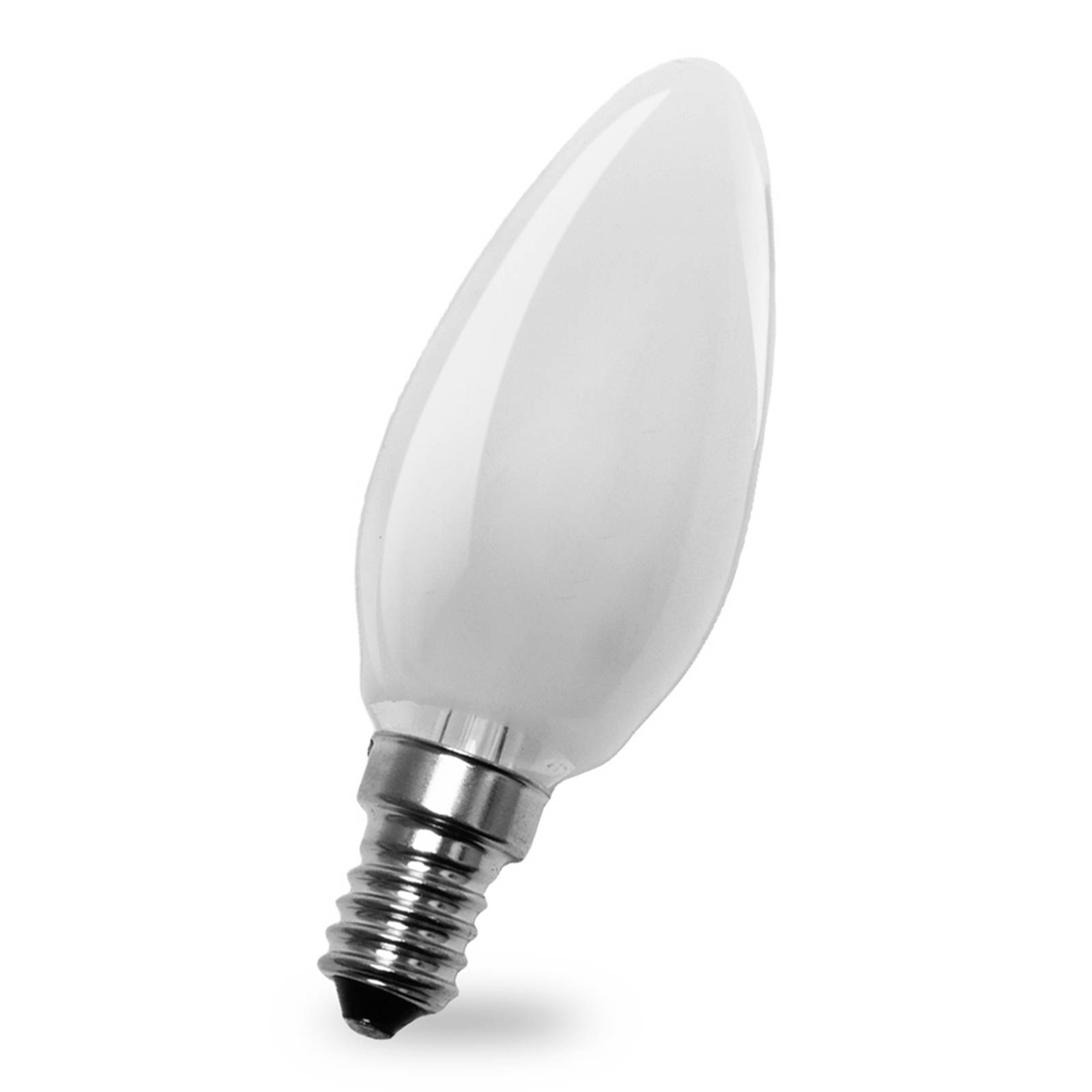 E14 4W 827 LED-stearinljuslampa, matt insida