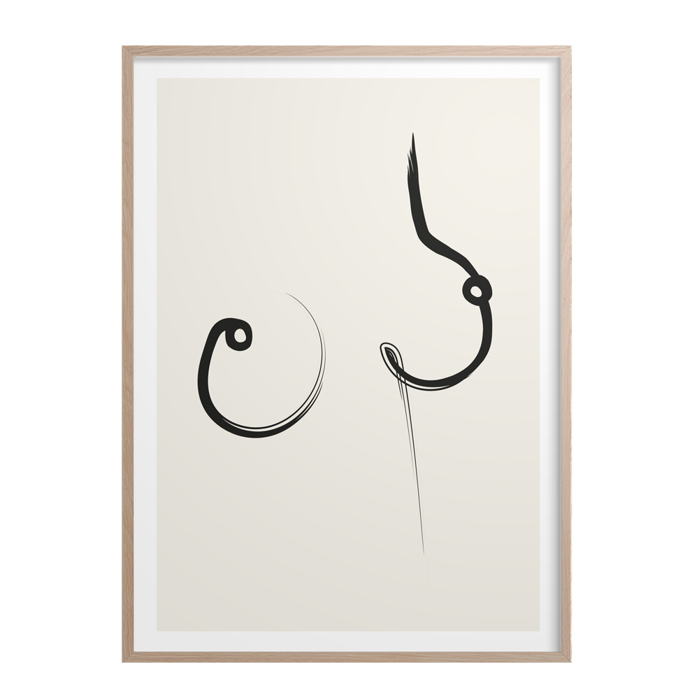 Kunskapstavlan - Poster 50x70 cm Breast No 1