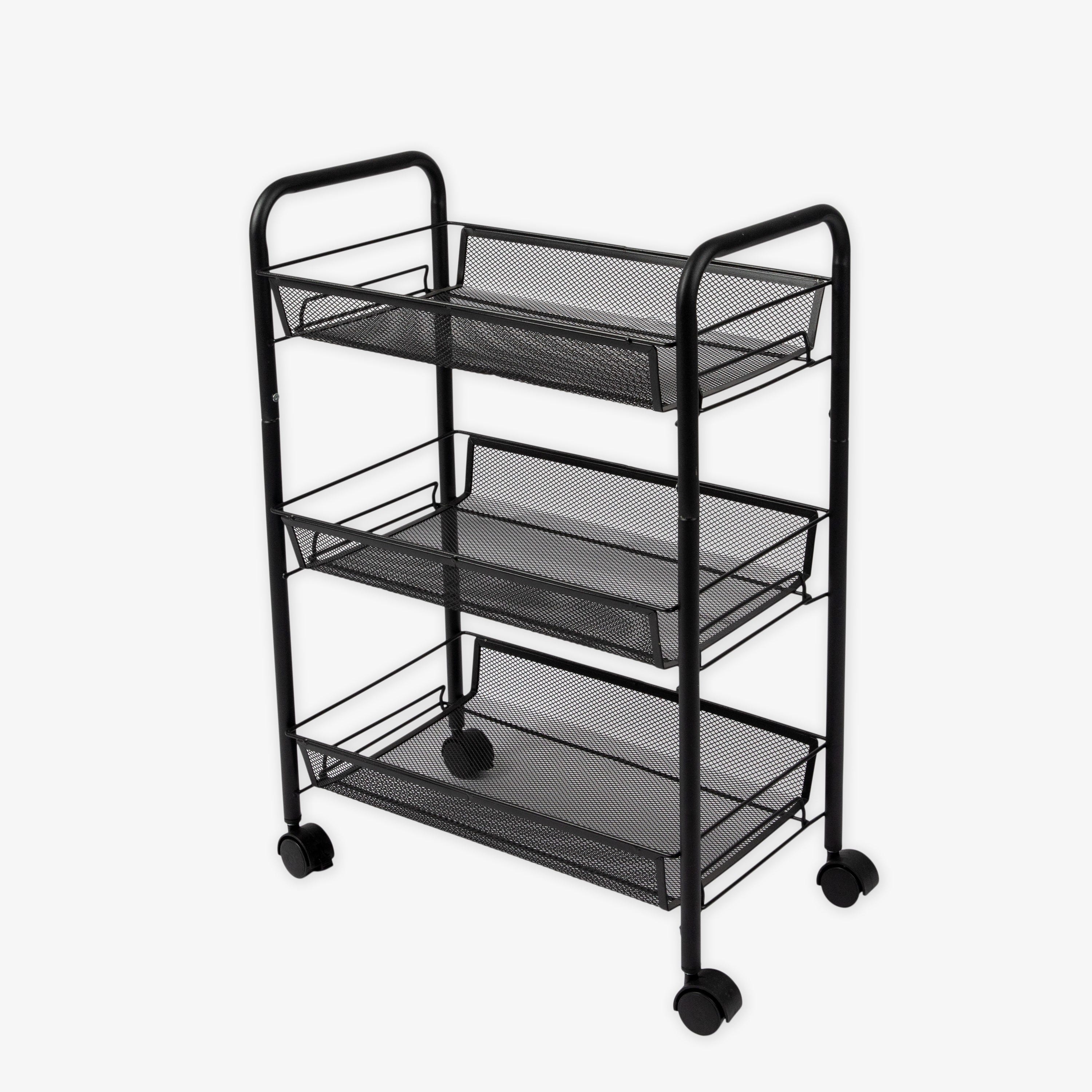 Rullvagn 64x27x45 cm Svart