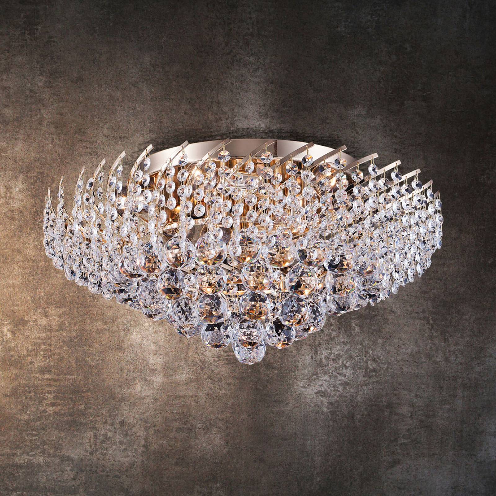 Kristalltaklampa Karolina Ø 51 cm
