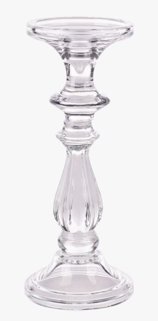 Michelle ljusstake transparent