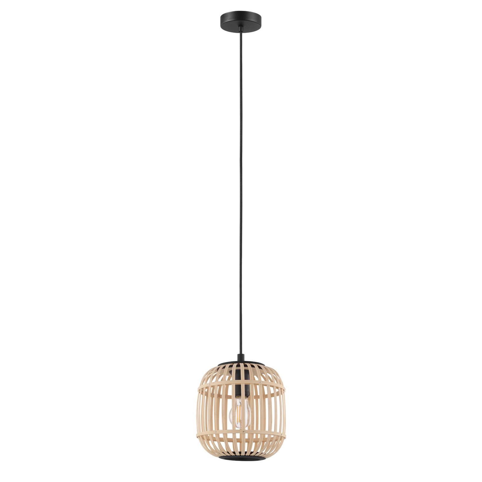 Pendellampa Bordesley med träskärm 21 cm
