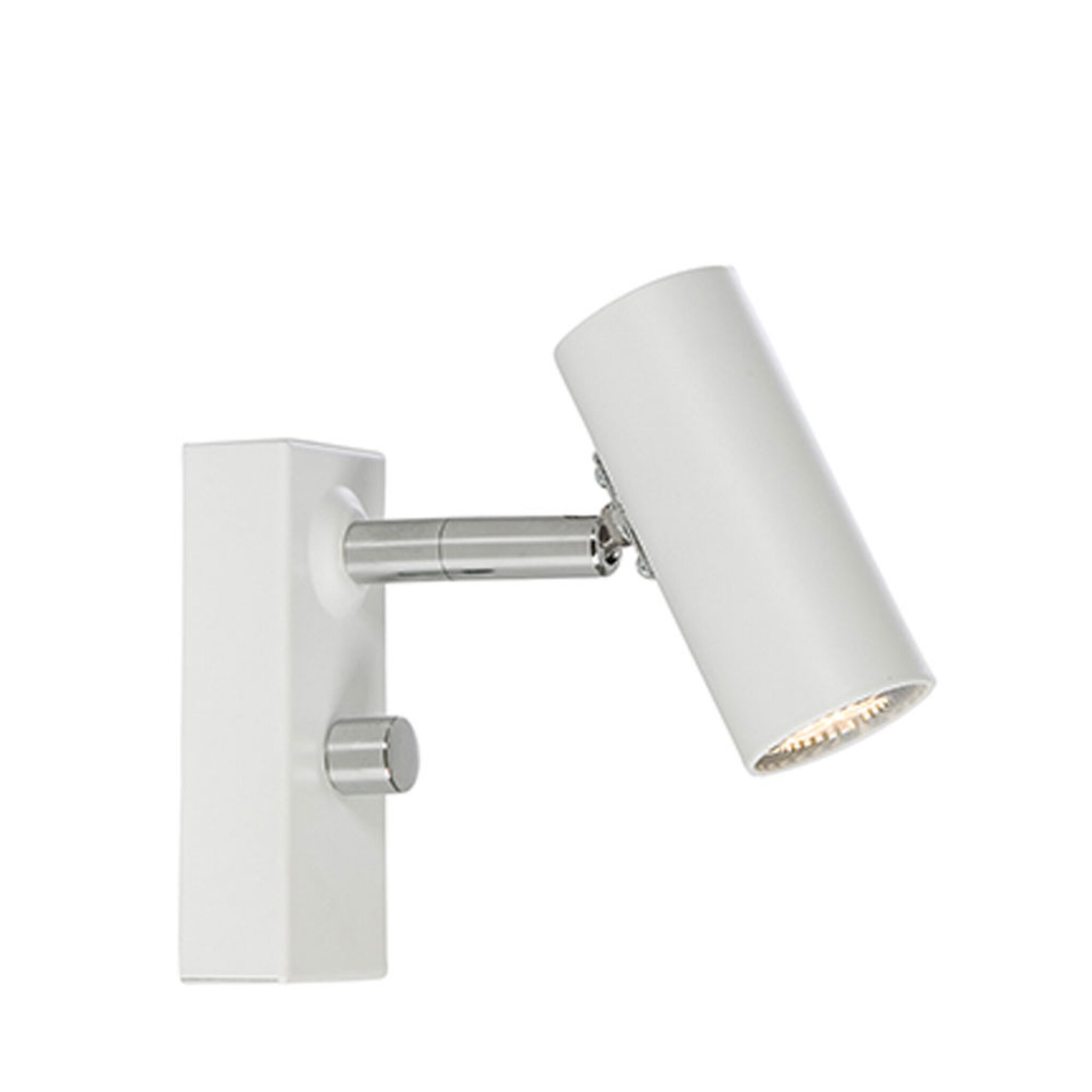 Vägglampa Cato enkel Mattvit