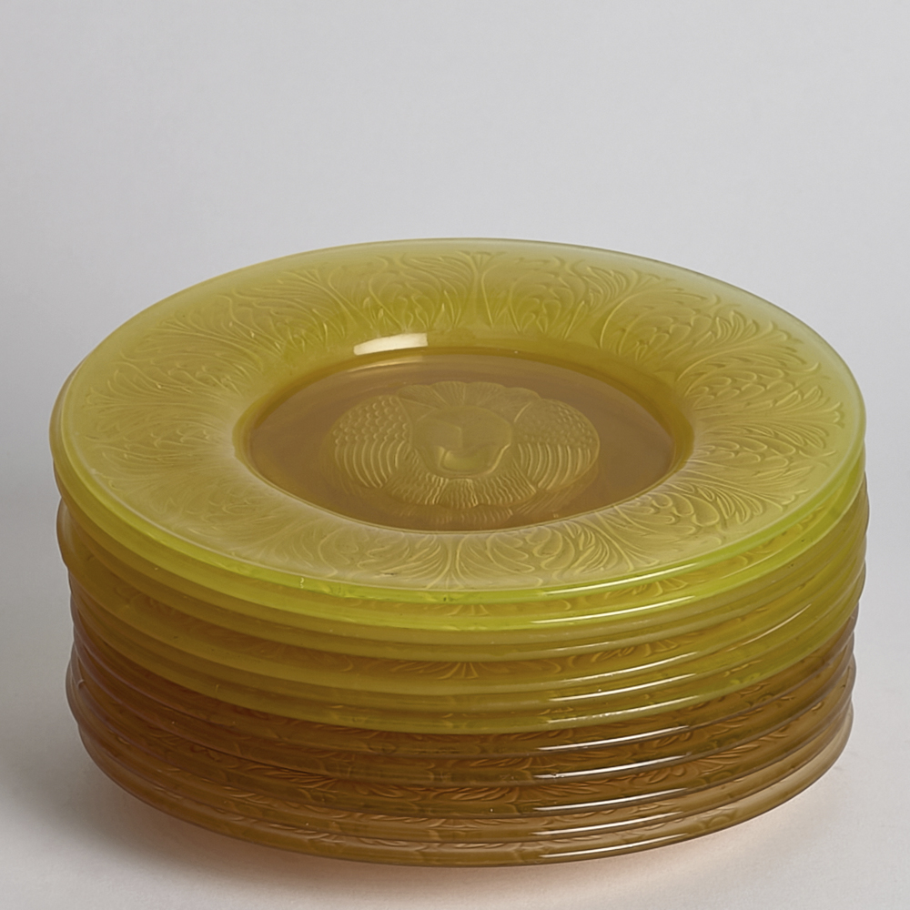 Vintage - Glasservis 13 delar