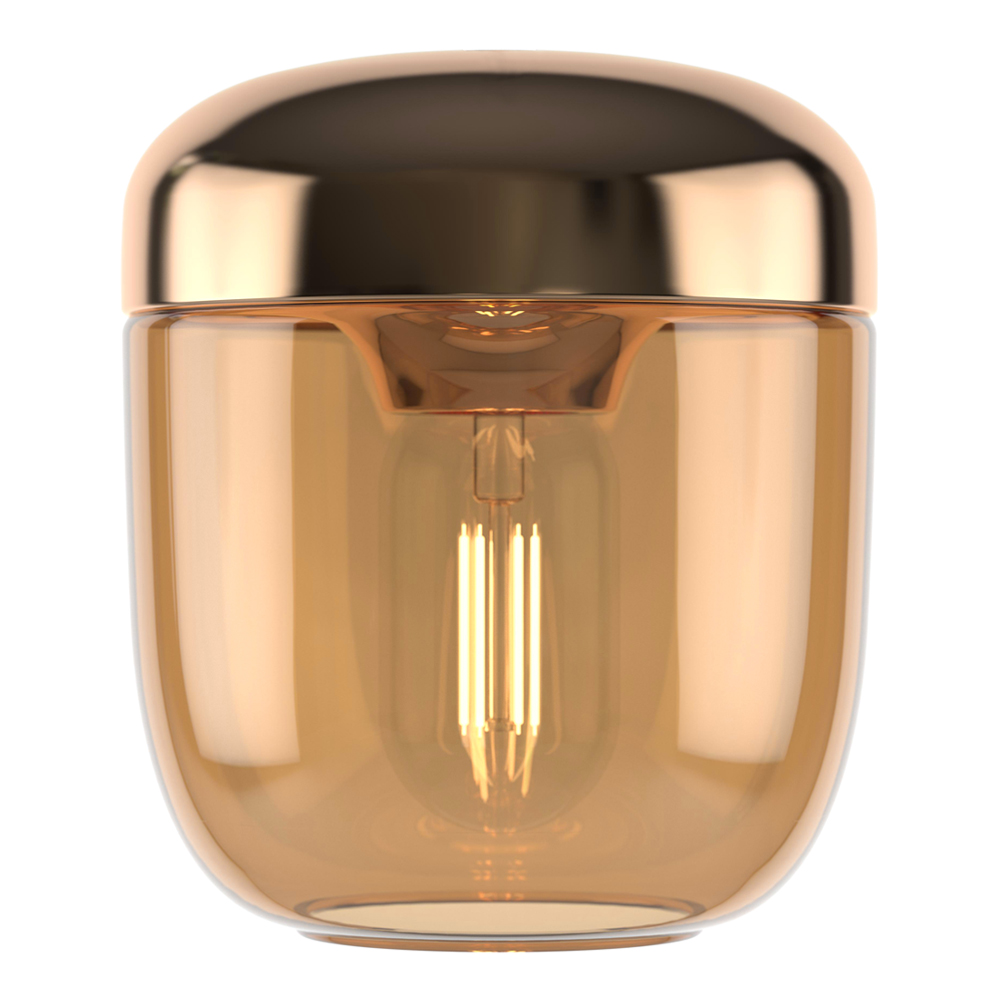 Umage - Acorn Lampskärm 14 cm Mässing/Bärnsten