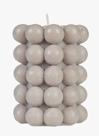 Bubble prydnadsljus beige