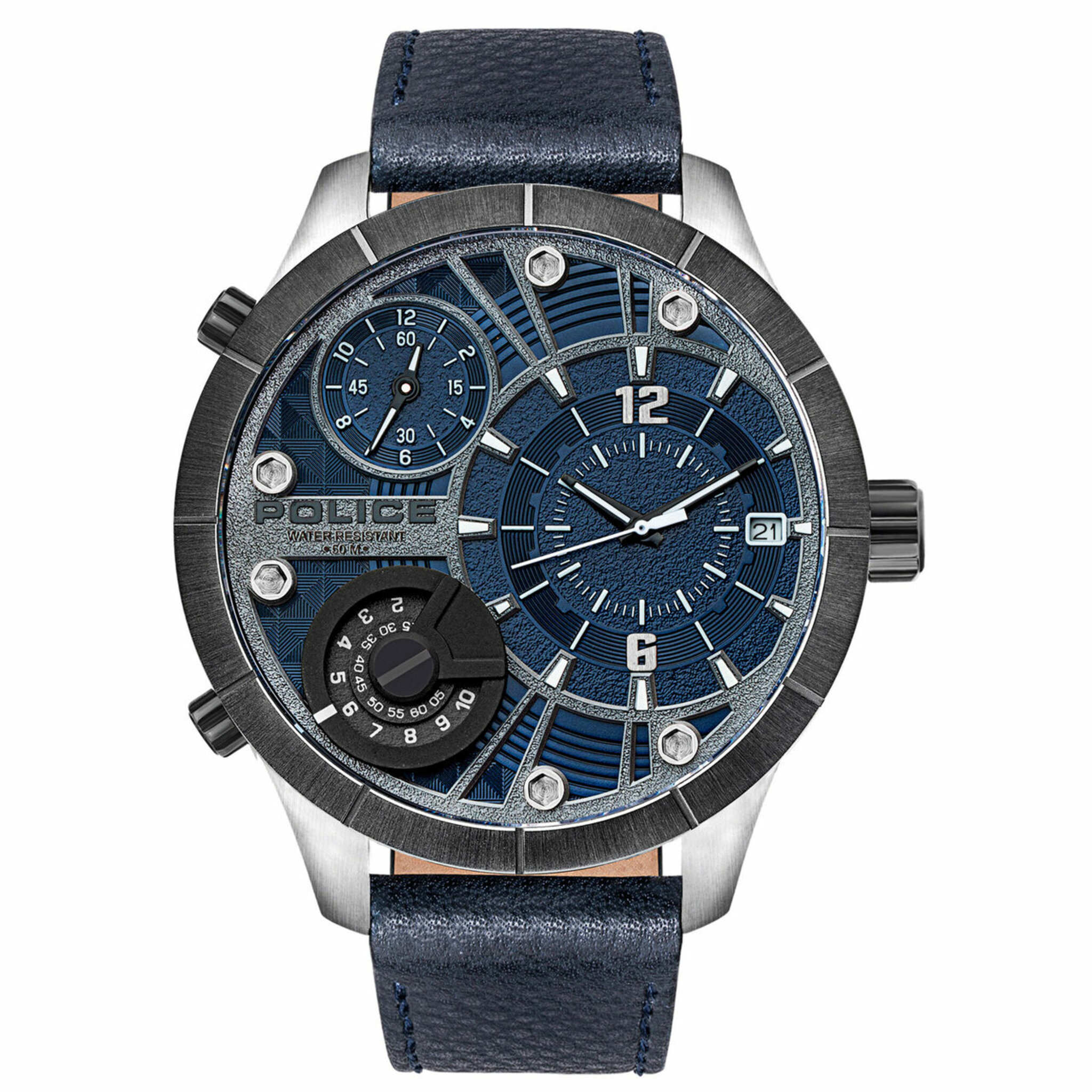 Pl15662xstu.03, Quartz, 52mm, 5atm, silver
