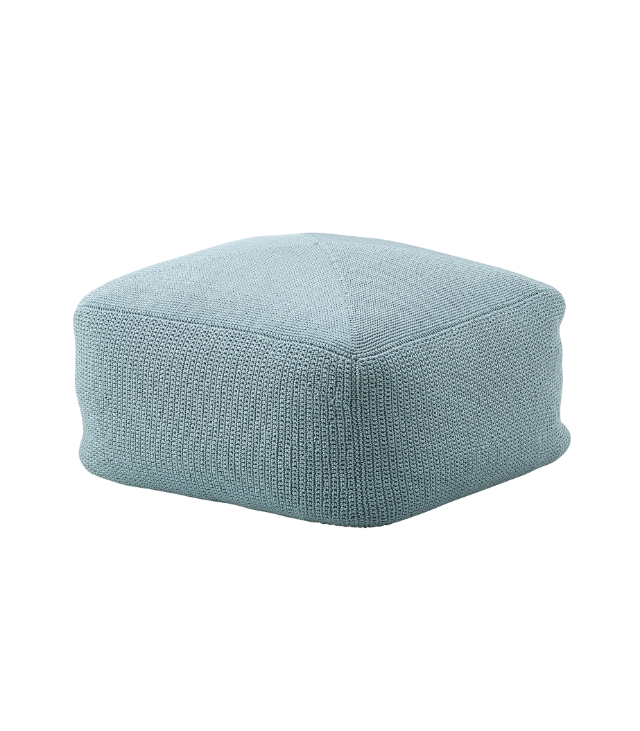Sittpuff för utomhusbruk turkos, Cane-line