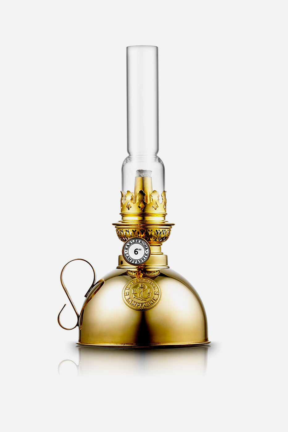 Fotogenlampa Nattlampa mässing